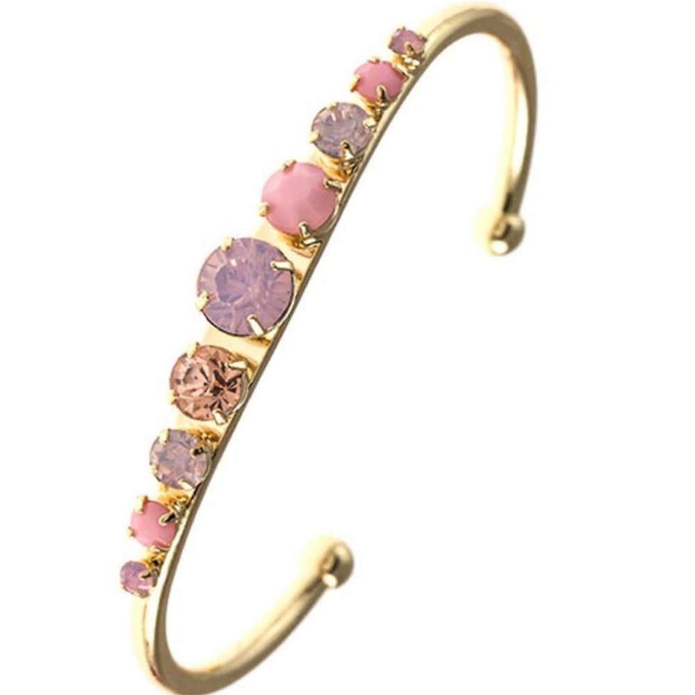 Kyky&Zo Crystal Slim Cuff Bracelet,NWT